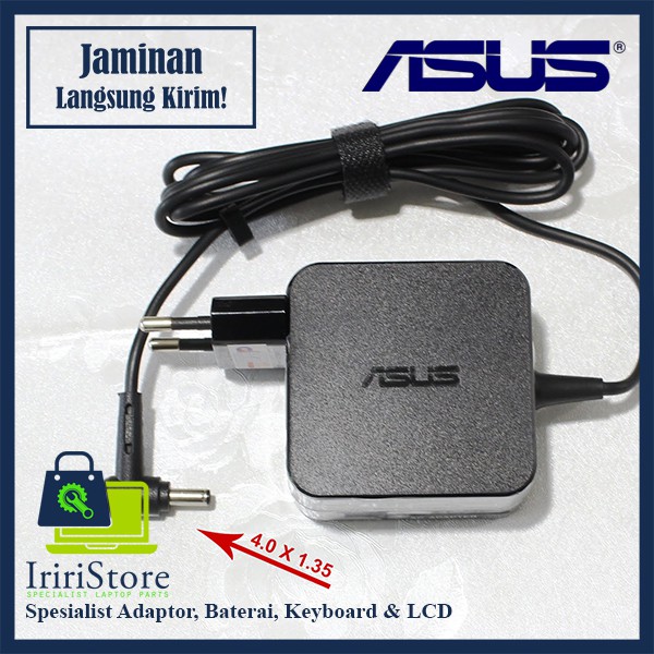 Jual ADAPTOR LAPTOP ASUS ORIGINAL 19V 3.42A 4.0*1.35MM BOX JACK SMALL ...