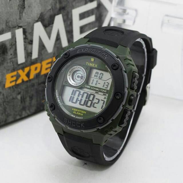 Jam tangan timex expedition black army