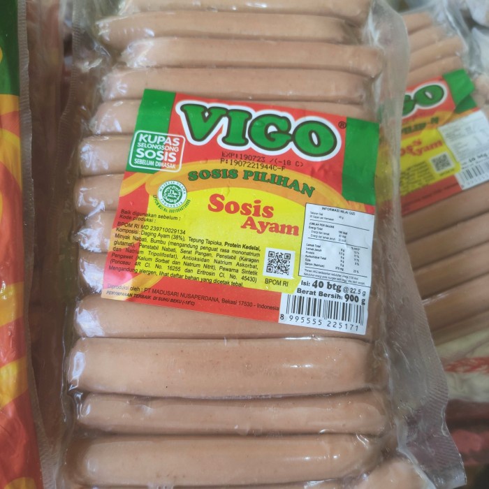 

sosis ayam vigo isi 40 pasar online makassar