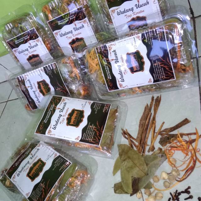 

[11 jenis rempah] Wedang Uwuh Premium Original Tjap Keraton Komplit isi 10 sachet