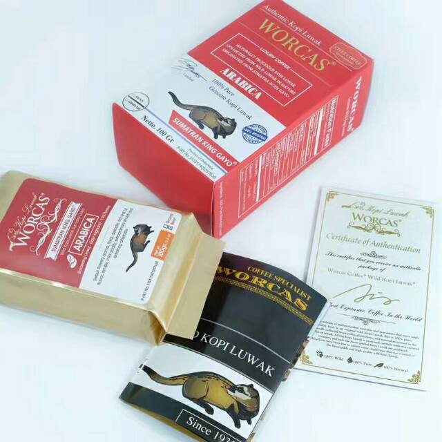 

Kopi Luwak King Gayo terbaik 100gram box