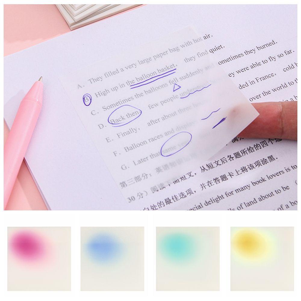 R- Sticky Note Transparan Motif Bunga Untuk Sekolah