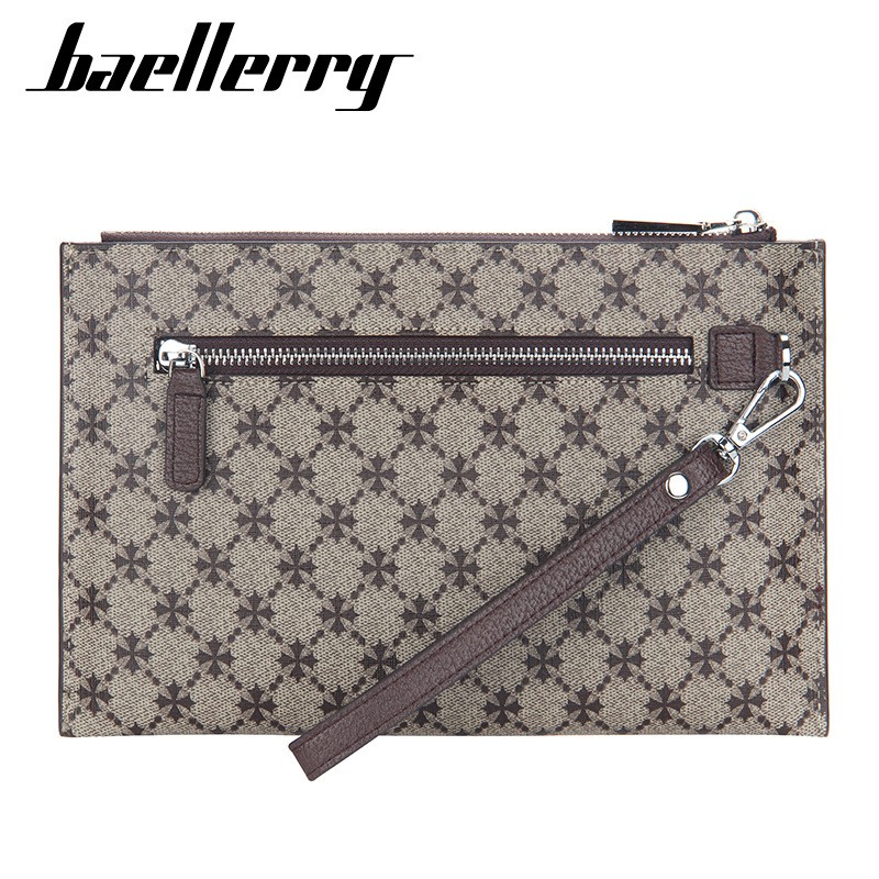 BAELLERRY S5579 Clutch Pria Wanita Bahan Kulit PU Leather Premium WATCHKITE WKOS