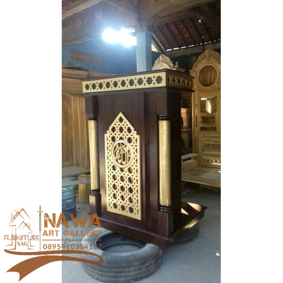 Mimbar Mushola Mimbar Masjid Jati