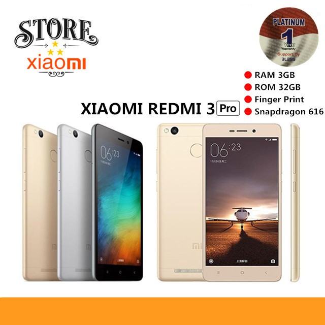 Xiaomi Redmi 3 Pro 3/32GB Silver
