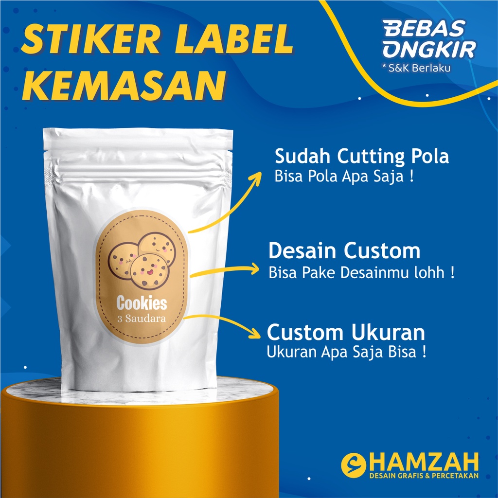 

Sticker Label Cutting Label Makanan Stiker Kemasan
