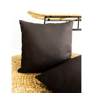 SARUNG BANTAL  SOFA KURSI  POLOS COKLAT TUA DARK BROWN KATUN 