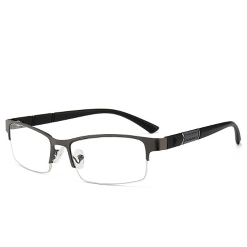 Kacamata Myopia Ultrlight Anti Blue Retro Dengan Frame Metal