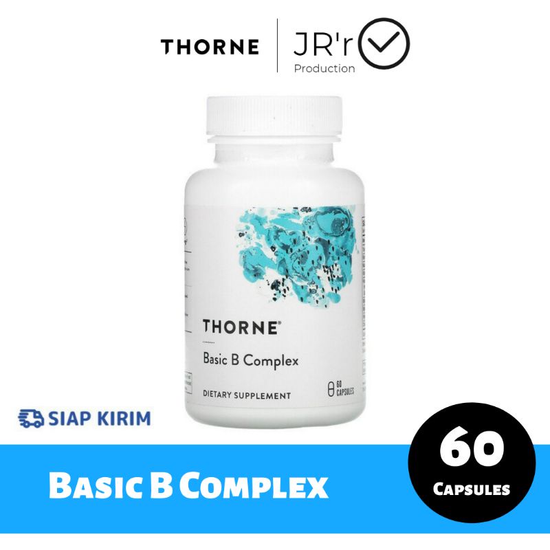 Jual Thorne Research Basic B-Complex 60 Capsules | Shopee Indonesia