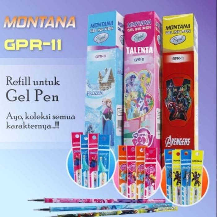 

MURAH ISI ULANG PULPEN GEL LUCU KARAKTER GROSIR