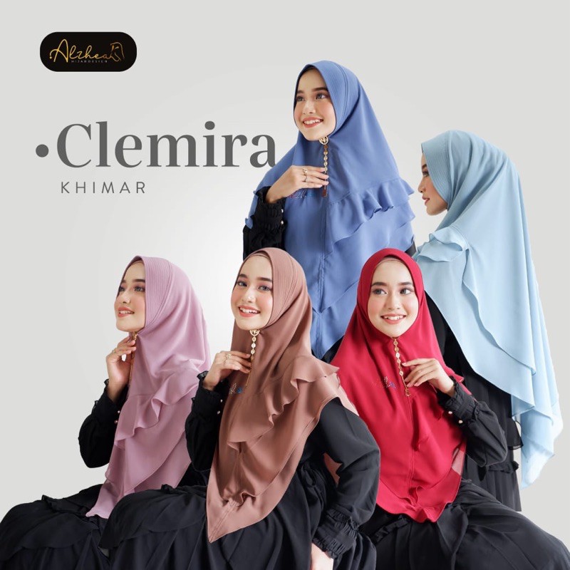 Khimar Ceruty Babydoll Premium CLEMIRA