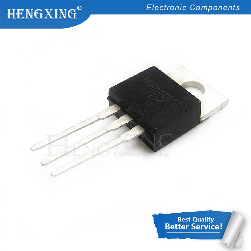 100pcs MBR20100CT MBR20100CTP MBR20100 20100 TO-220 20A 100V Schottky Rectifier Diode