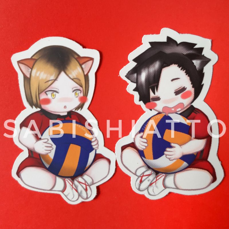 

STICKER Haikyuu! Kuroo and Kenma by Sabishiatto