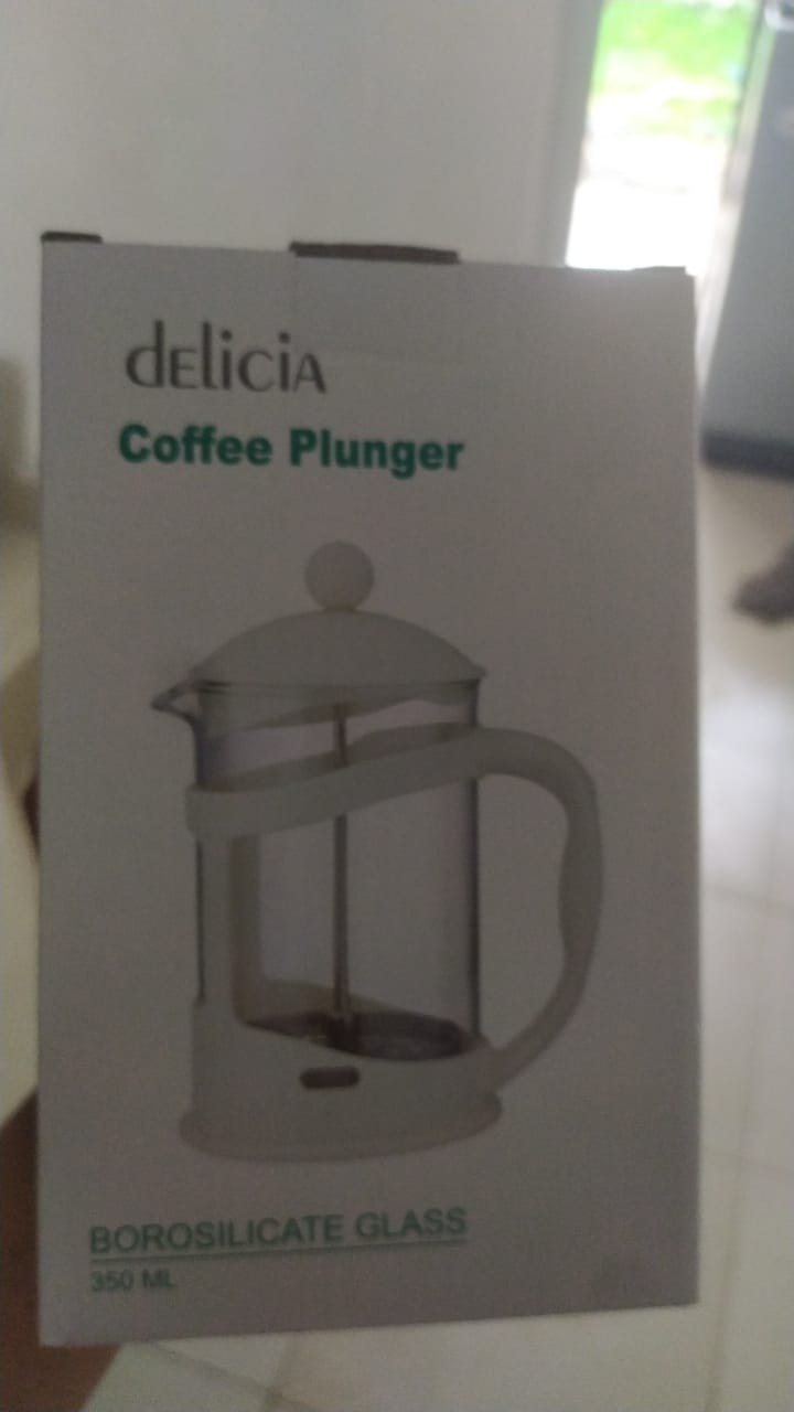 Delicia Pembuat Kopi Dan Teh French Press 350 Ml