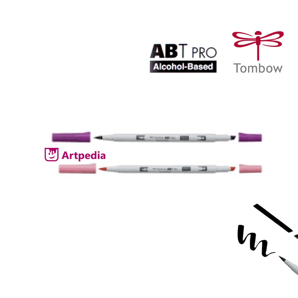 

Tombow ABT Pro Colour Dual brush pen Pink and Purple Series