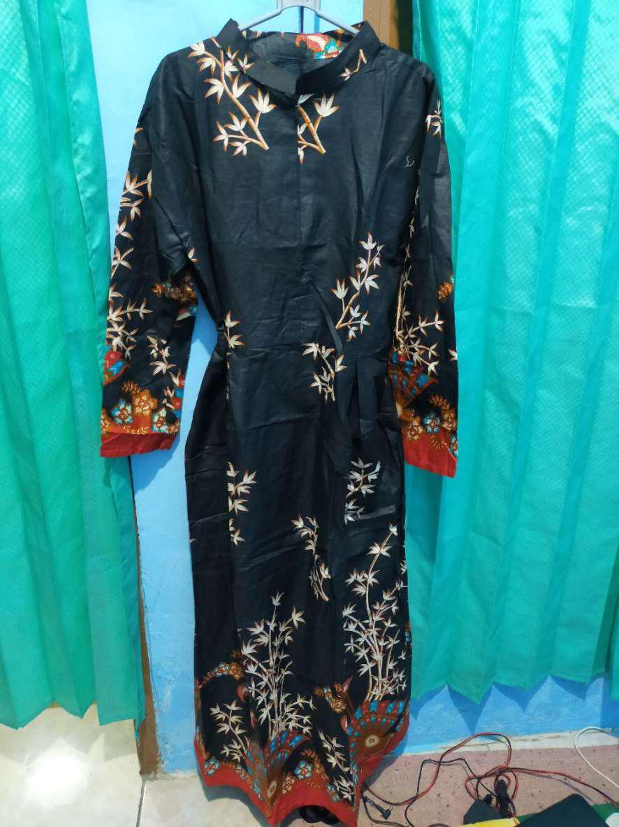 Batik Keluarga - Sania Ruffle Batik Couple Ori Ndoro Jowi Dnt Garansi Termurah Shopee - Kipas