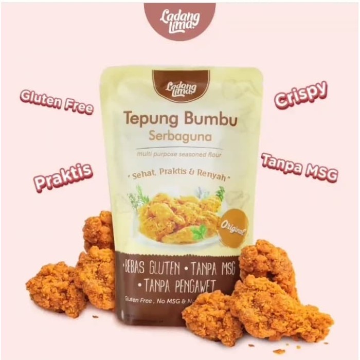 

b011tee Tepung Bumbu Sehat Serbaguna Ladang Lima 150Gr Da01D100