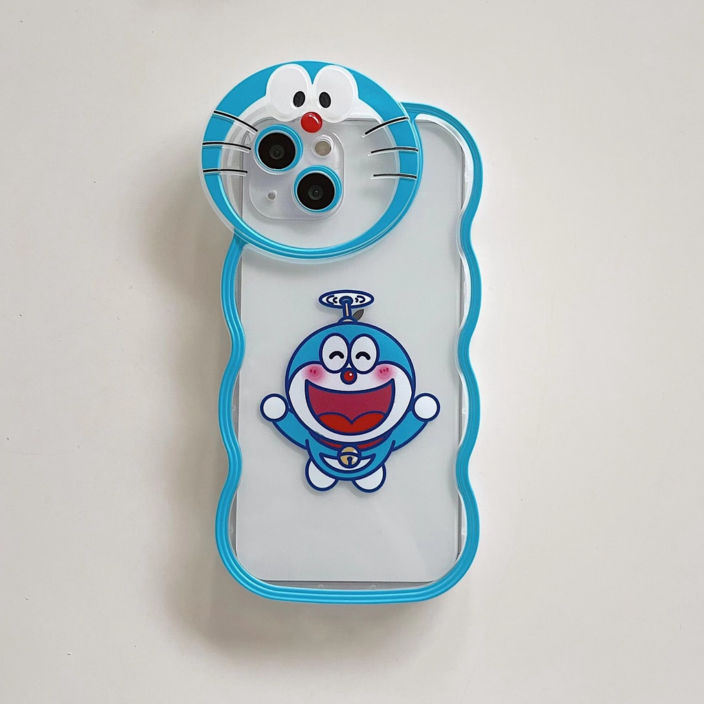 Soft Case Transparan Motif Doraemon Untuk Iphone 13promax / X / 12 / 11 / XSMAX