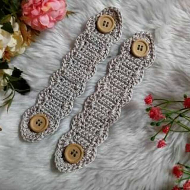 Konektor masker rajut  pengait masker rajut