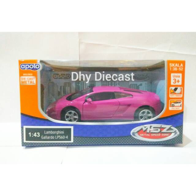 Apolo Diecast Mobil lamborghini Gallardo lp560-4