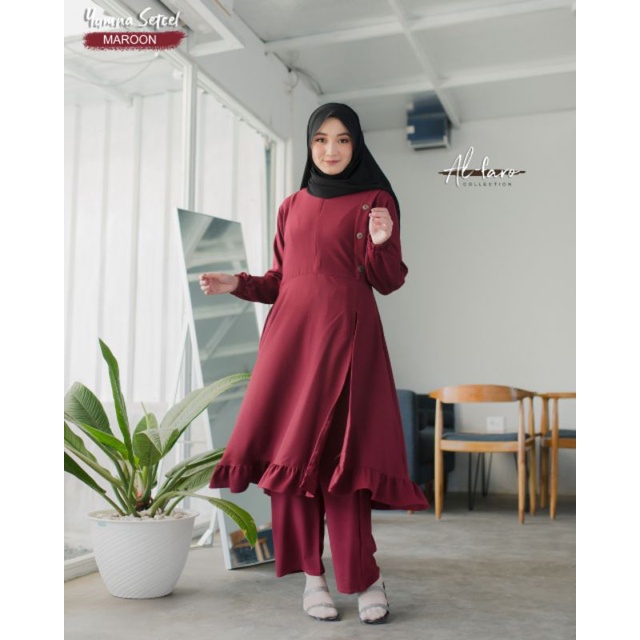 yumna one set celana itycrepe original al faro ld 105 / setcel itycrepe al faro
