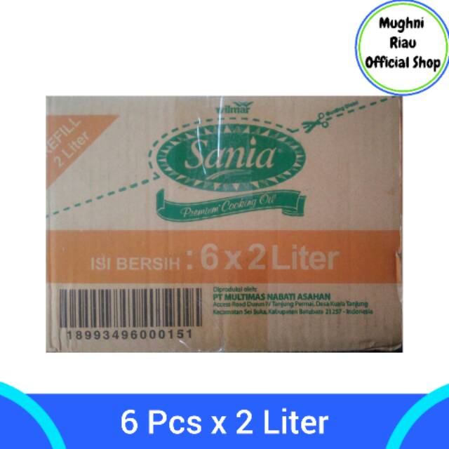 

Sania Minyak Goreng Karton 2 Liter x 6 Pcs