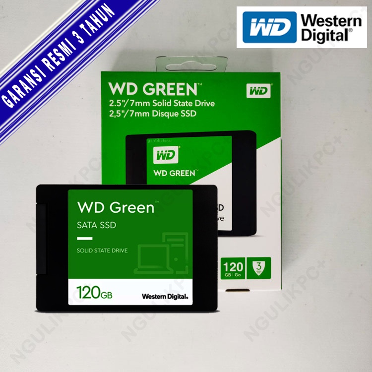 SSD Laptop Notebook WD Green 120GB 2.5" SATA3 6GB/s ORIGINAL