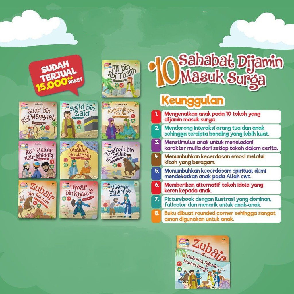 10 sahabat dijamin masuk surga