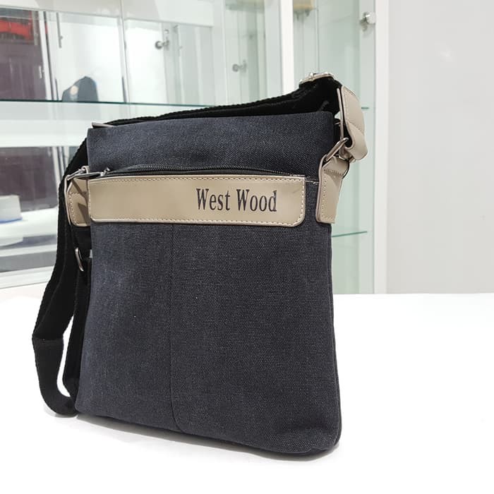 Mega_1688 Men Shoulder Bag Tas Selempang Pria WEST WOOD MG489