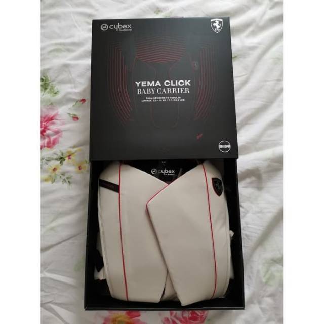 Cybex Yema Click Baby Carrier - Scuderia Ferrari Edition