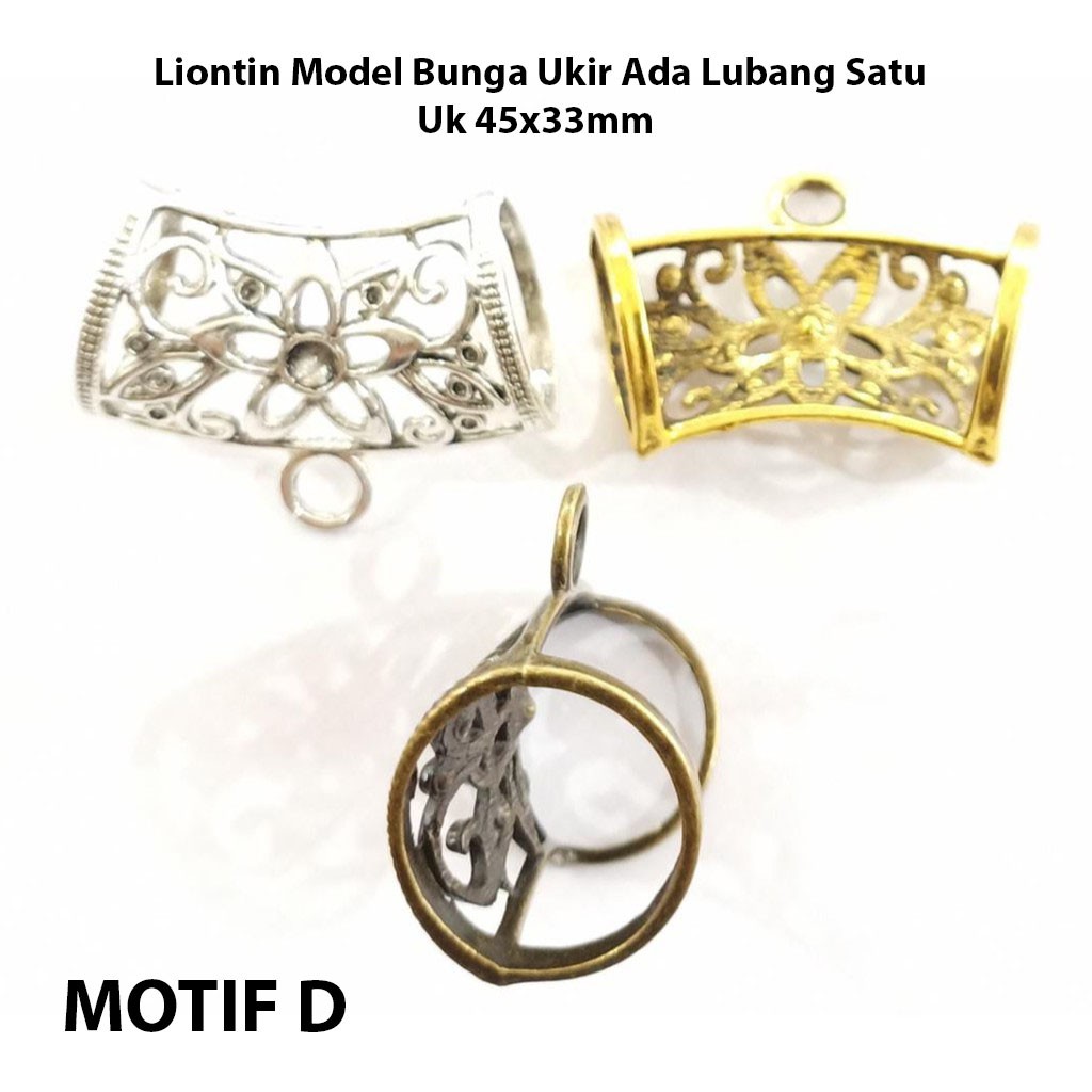 Liontin Model Serongsong Buat Kalung Etnik Harga/Pcs