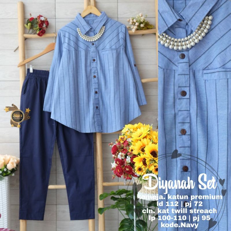 Diyanah set / setelan wanita
