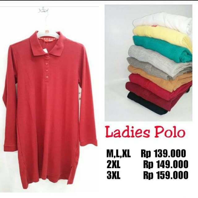 KAOS DAUKY WANITA POLO TERBARU NYAMAN ADEM MENYERAP KERINGAT LADIES POLO SHIRT KAOS OLAHRAGA SPORT B