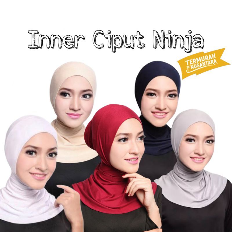 INER ANTEM NINJA RESLETING /Ciput ninja resleting BAHAN SPANDEX RAYON PREMIUM