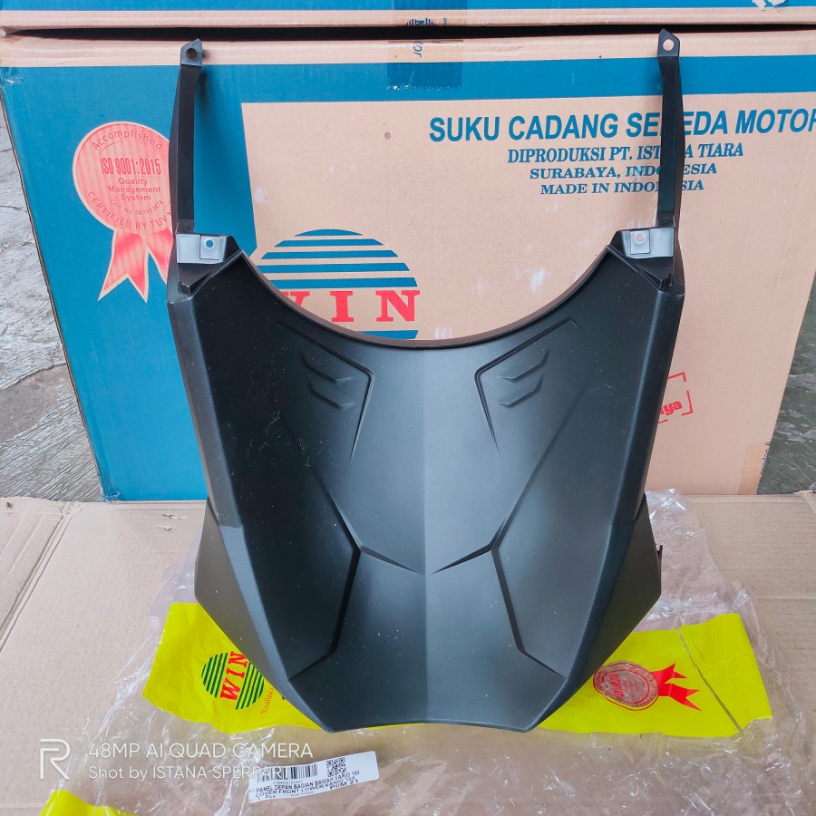 cover front lower dek lumpur paruh paru panel depan bagian bawah honda vario 125 150 fi led old esp 