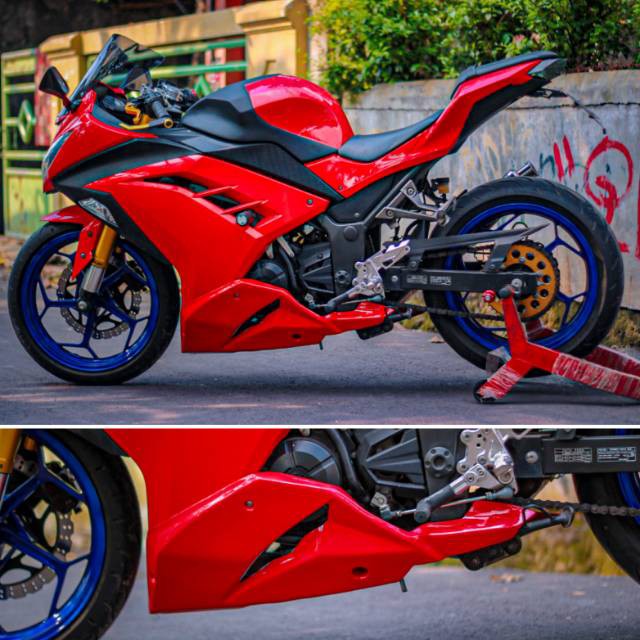 UNDERCOWL NINJA 250 FI MODEL ZX636 UNDERCOWL NINJA 250 FI OLD VISOR NINJA 250 WINGLET NINJA 250