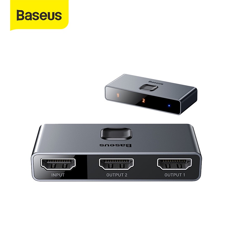 Baseus Matrix HDMI Switcher 4k 60HZ Audio Adapter For PS4 TV Box