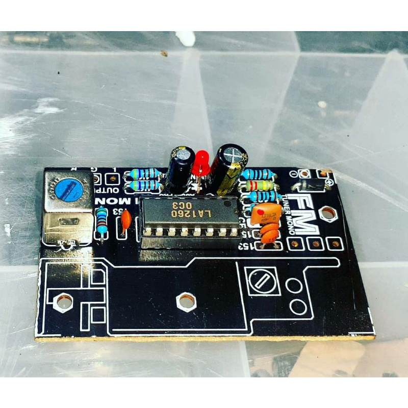 papan pcb tuner fm.