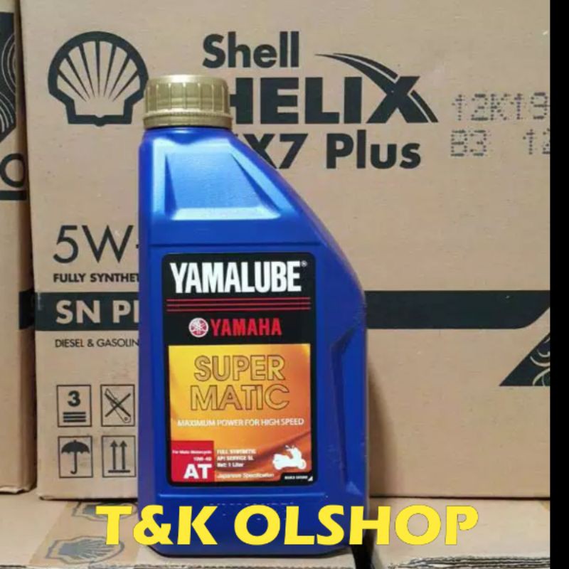 oli motor matic  oli yamalube matic OLI YAMALUBE 1 LITER SL 10W-40 yamalube matic oli yamalube SUPER