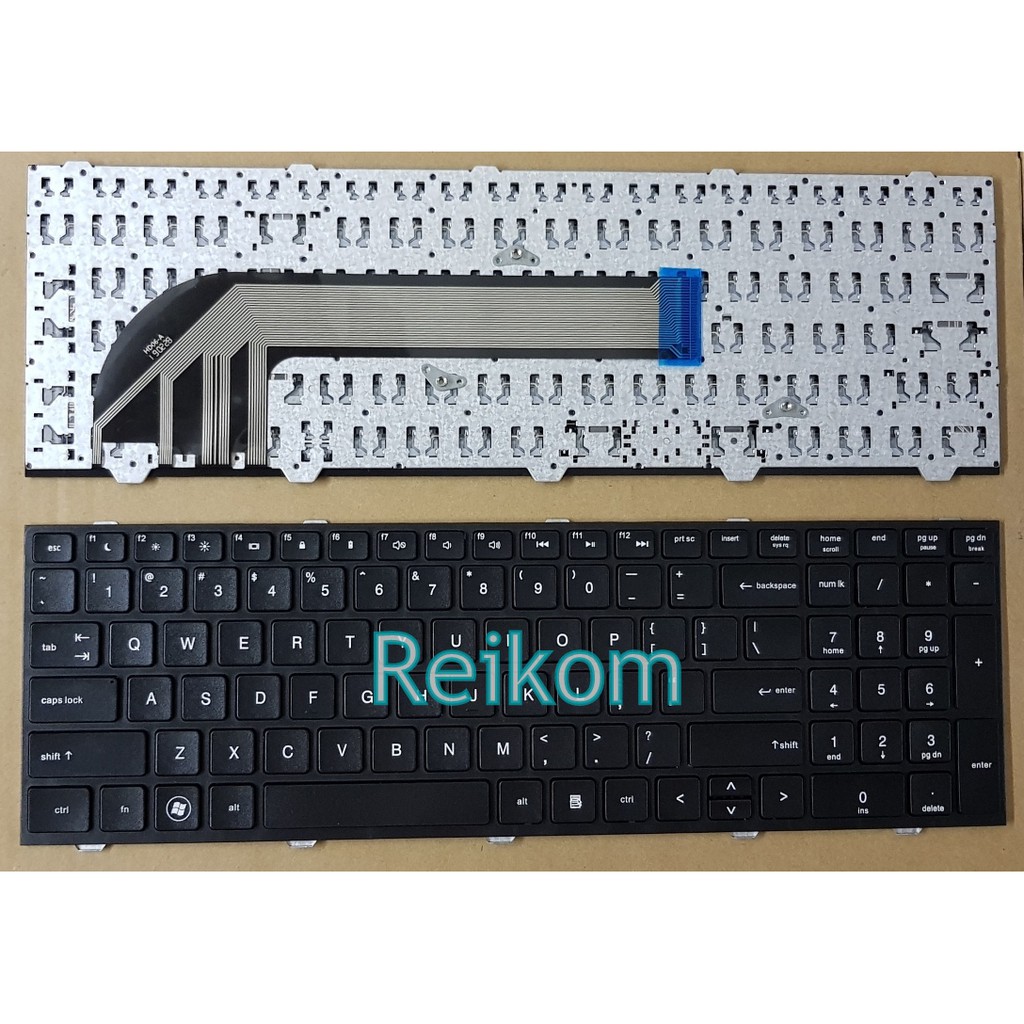 Genuine HP ProBook 4540, 4540S, 4545, 4545S Replacement Keyboard - Black Frame