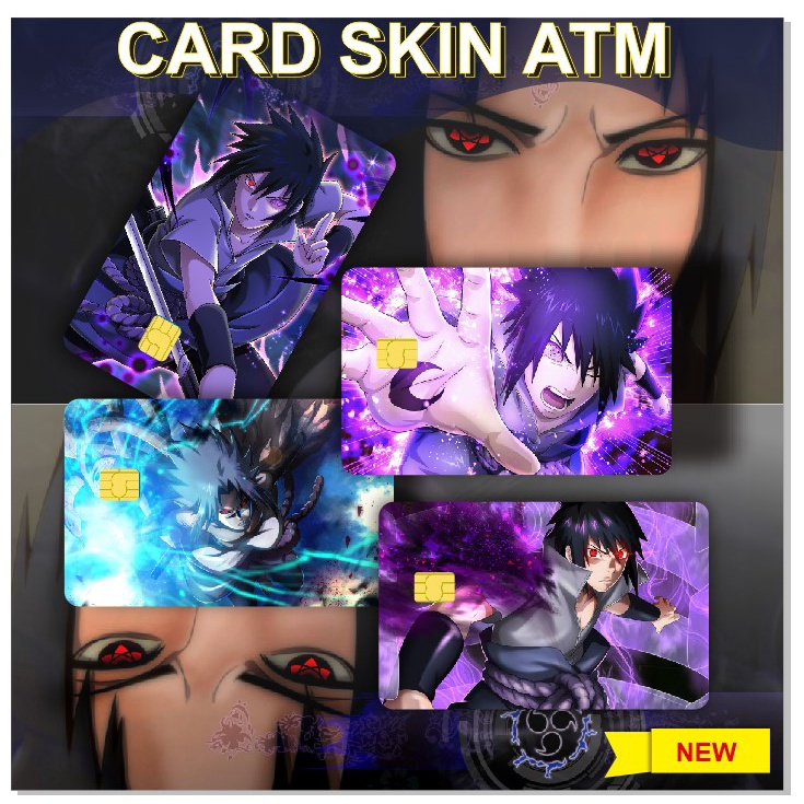 

Sasuke series sticker skin card atm / skin card stickeratm / sticker