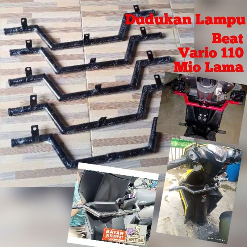 TUBULLAR dudukan lampu beat street,beat esp tipe B