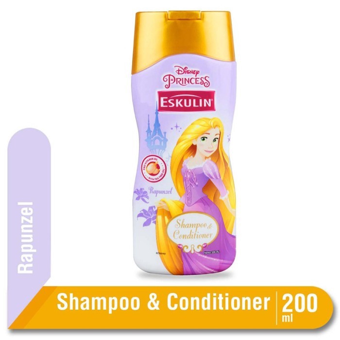 Eskulin Shampo &amp; Conditioner 200ml - Shampo Anak - Disney Princess