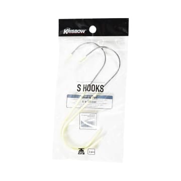 ACE Krisbow Pengait 2 PCS S-HOOK CHROME 15x6x0.5cm