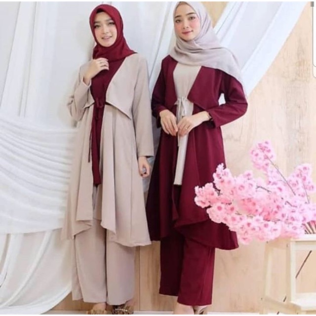 Regina set baju muslim butik fitria