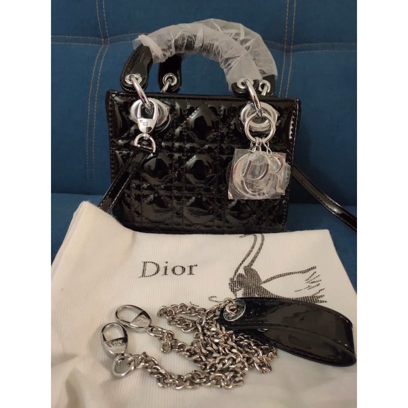 (New) Mini Lady Dior Glossy