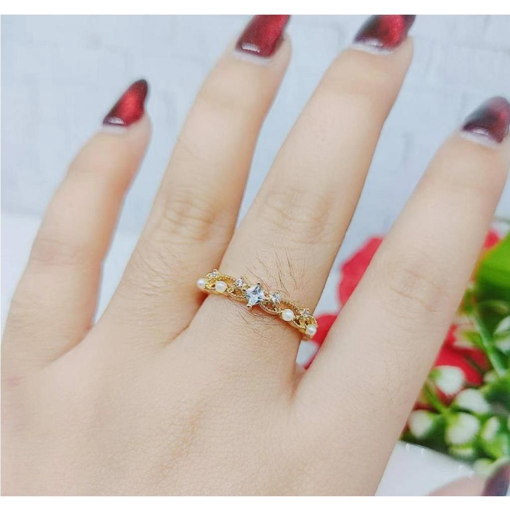 Cincin Permata Perhiasan Fashion Y020 Y021