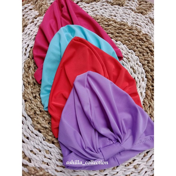 Turban Bayi Perempuan New Born Model Aksen Ring 0 Sampai 2 Tahun