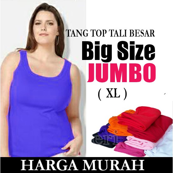 kaos tanktop tali besar JUMBO ( XL )