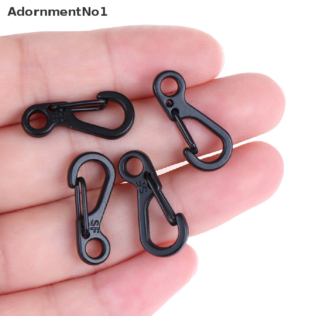 (AdornmentNo1) 10pcs Klip Carabiner Mini Untuk Camping